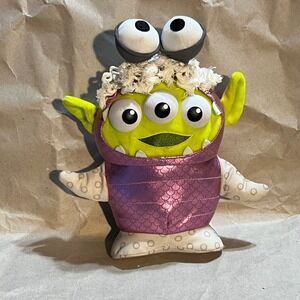 Disney‎ 9" Alien Remix Plush Boo Monsters Inc Green Pink Metallic Toy Story